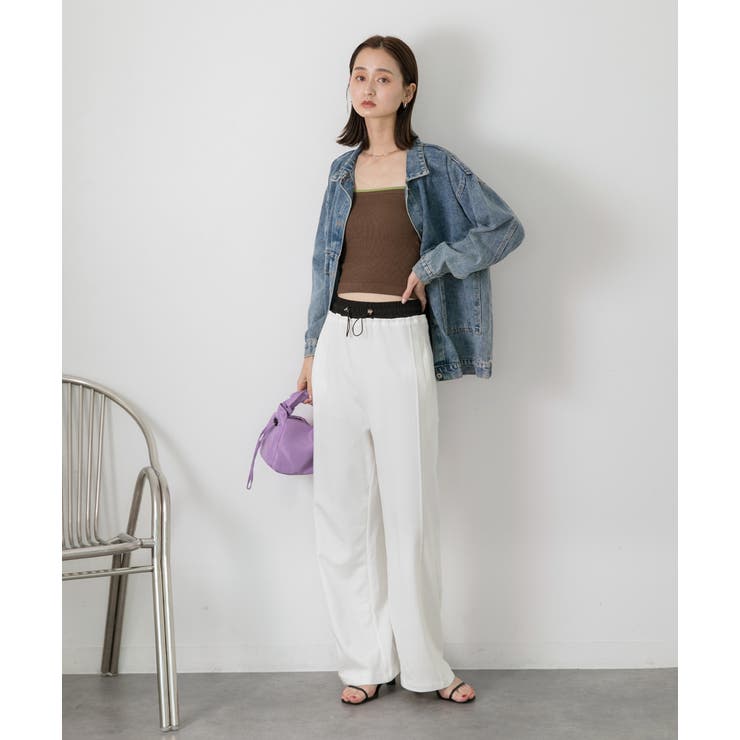 ダブルウエスト スウェットパンツ | ad thie | 詳細画像12 