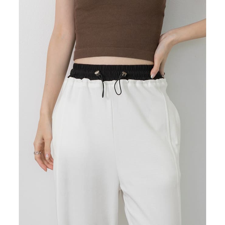 ダブルウエスト スウェットパンツ | ad thie | 詳細画像14 