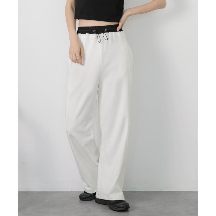 ダブルウエスト スウェットパンツ | ad thie | 詳細画像18 