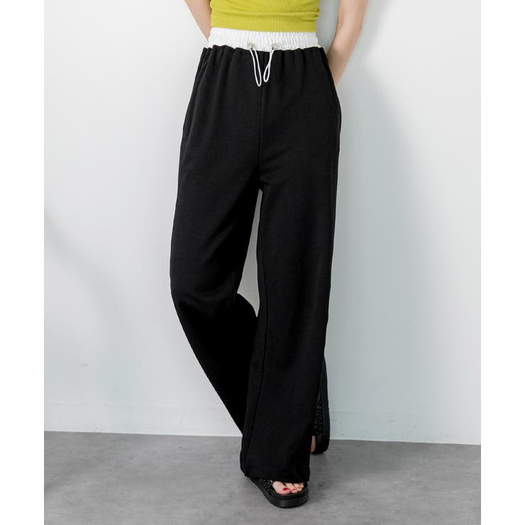 ダブルウエスト スウェットパンツ | ad thie | 詳細画像22 