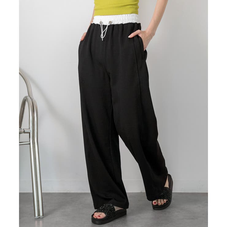 ダブルウエスト スウェットパンツ | ad thie | 詳細画像24 