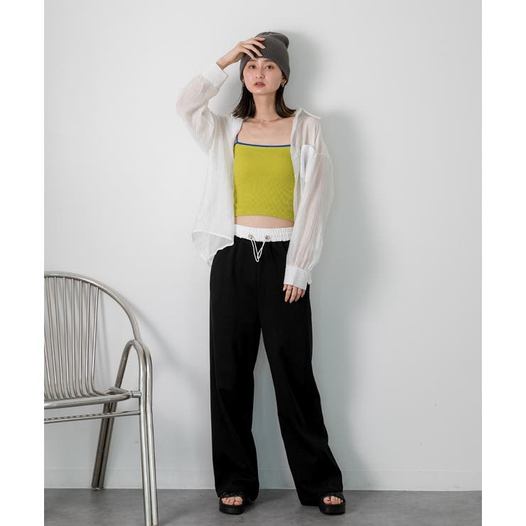 ダブルウエスト スウェットパンツ | ad thie | 詳細画像30 