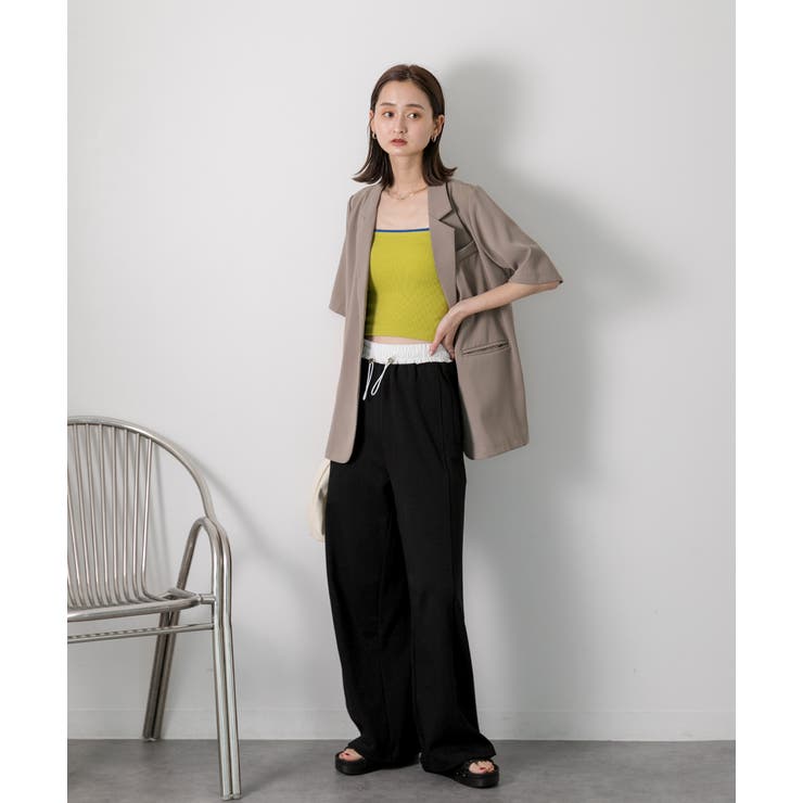 ダブルウエスト スウェットパンツ | ad thie | 詳細画像31 