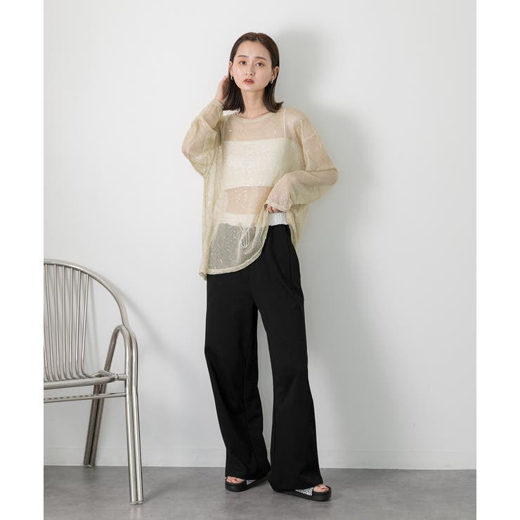 ダブルウエスト スウェットパンツ | ad thie | 詳細画像32 