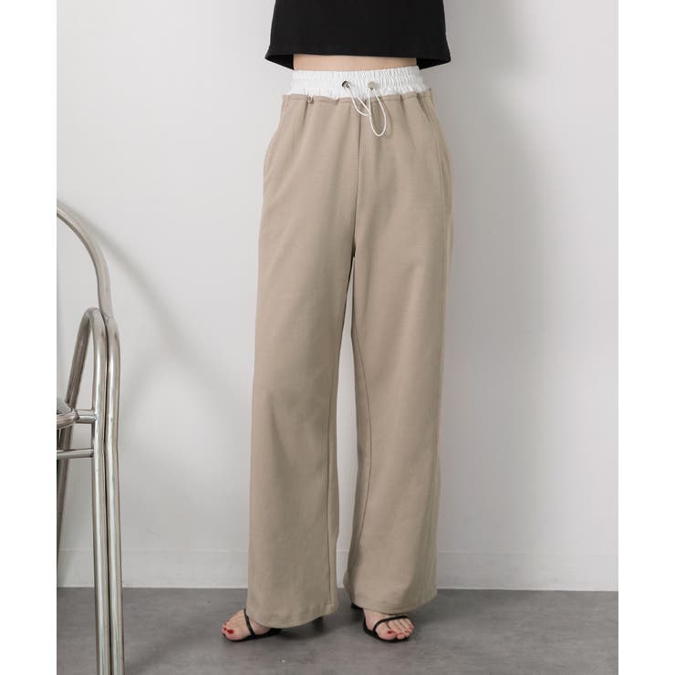 ダブルウエスト スウェットパンツ | ad thie | 詳細画像43 