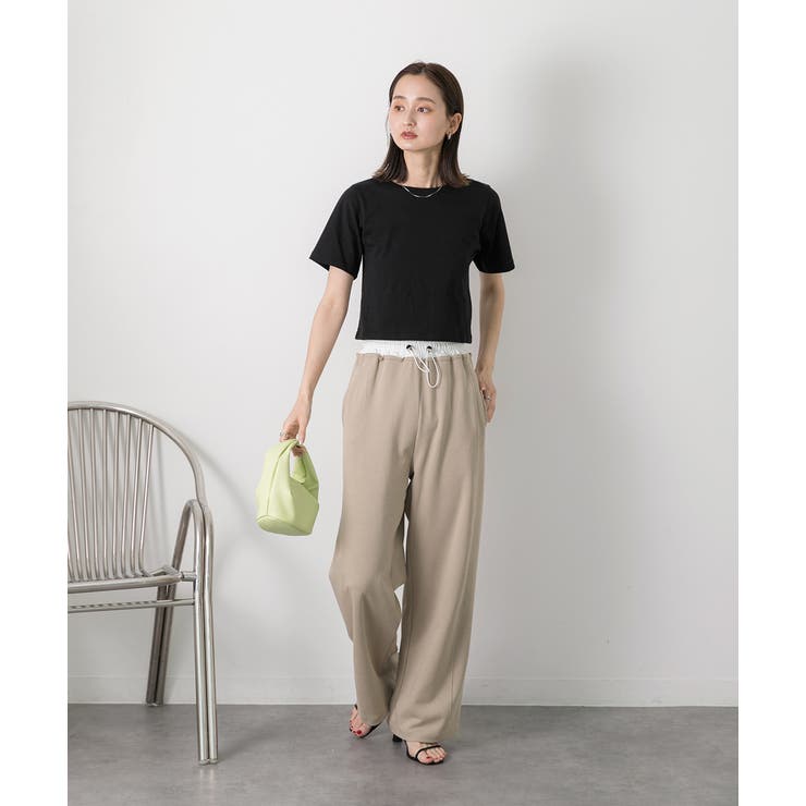 ダブルウエスト スウェットパンツ | ad thie | 詳細画像48 