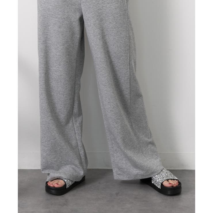 ダブルウエスト スウェットパンツ | ad thie | 詳細画像7 