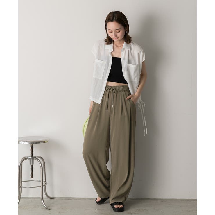 とろみリラックス イージーパンツ | ad thie | 詳細画像13 