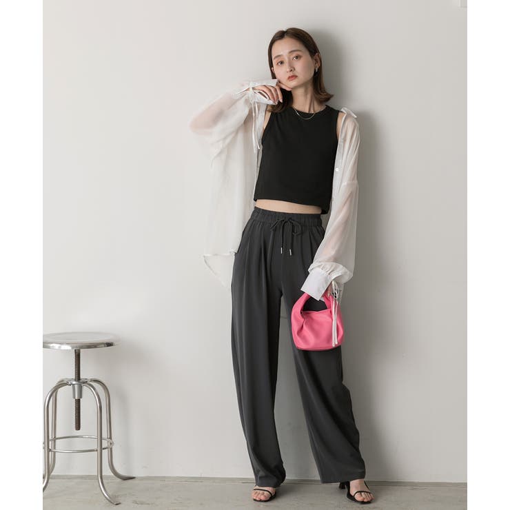 とろみリラックス イージーパンツ | ad thie | 詳細画像2 