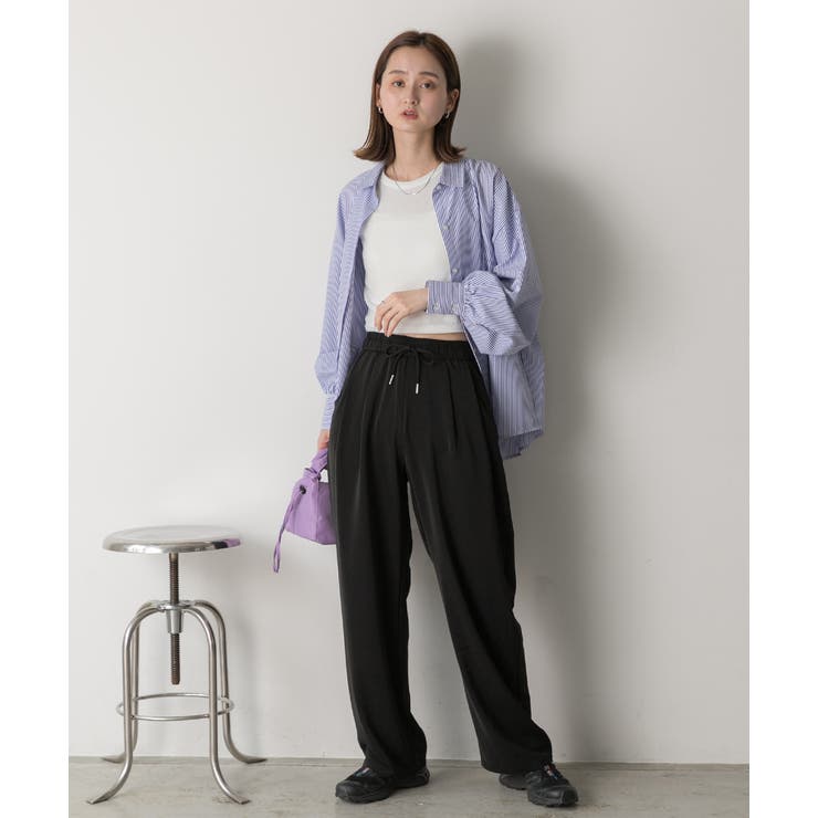 とろみリラックス イージーパンツ | ad thie | 詳細画像30 