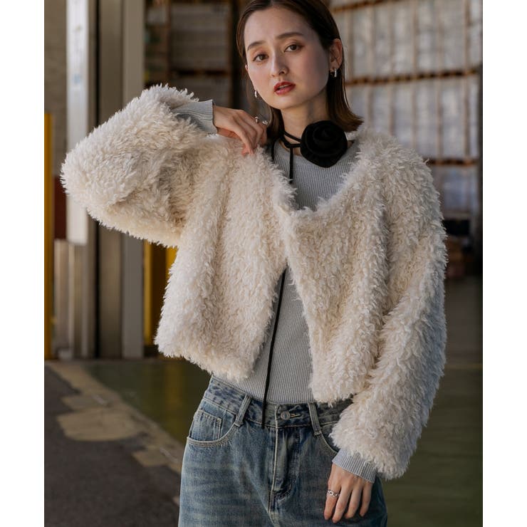 バラモチーフ付き とろみワイドパンツ | ad thie | 詳細画像36 