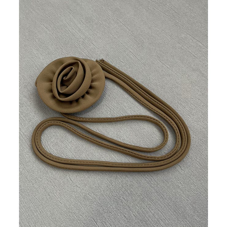 バラモチーフ付き とろみワイドパンツ | ad thie | 詳細画像44 