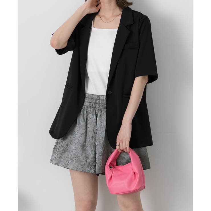 ジャガード フレアショートパンツ | ad thie | 詳細画像15 