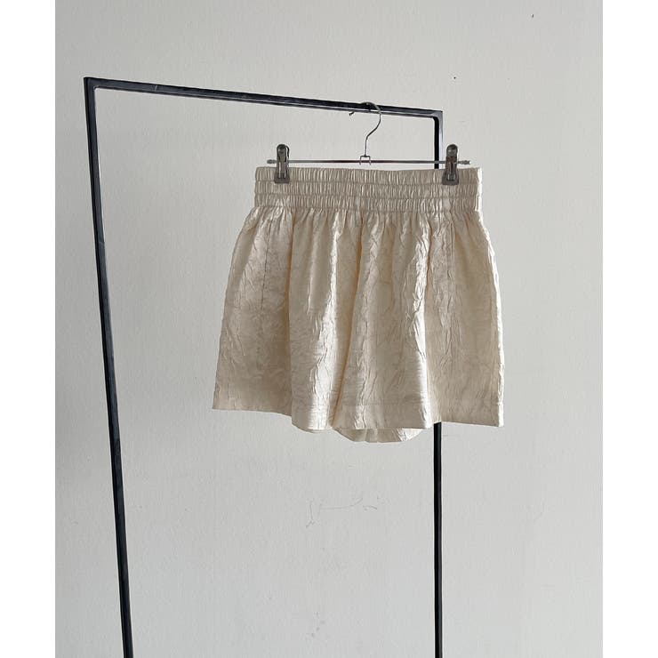 ジャガード フレアショートパンツ | ad thie | 詳細画像32 