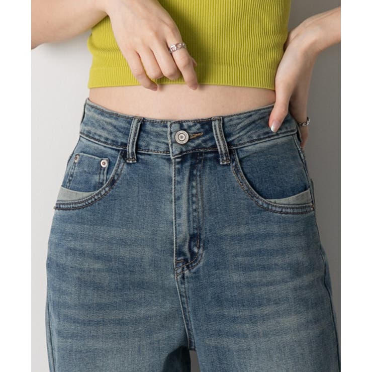 ポケットデザイン ストレートデニム | ad thie | 詳細画像16 