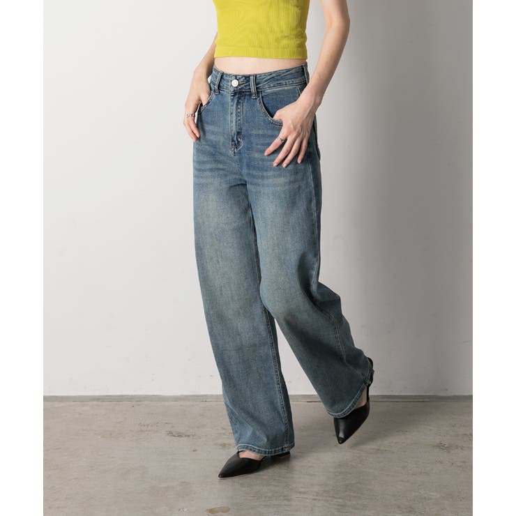 ポケットデザイン ストレートデニム | ad thie | 詳細画像17 