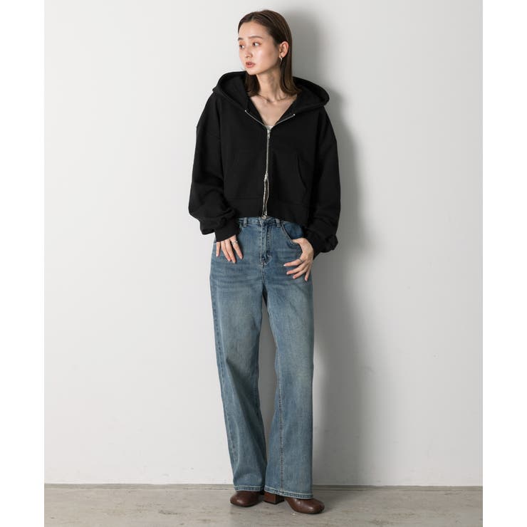 ポケットデザイン ストレートデニム | ad thie | 詳細画像2 