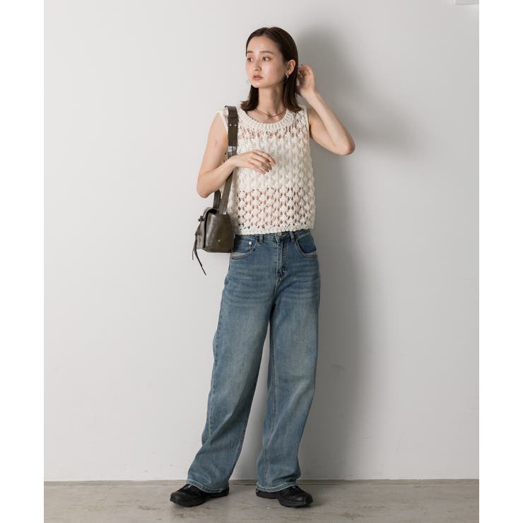 ポケットデザイン ストレートデニム | ad thie | 詳細画像20 