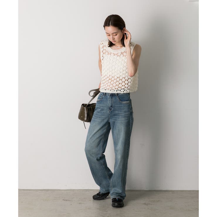 ポケットデザイン ストレートデニム | ad thie | 詳細画像22 