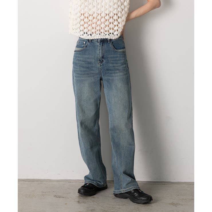 ポケットデザイン ストレートデニム | ad thie | 詳細画像23 