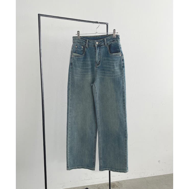 ポケットデザイン ストレートデニム | ad thie | 詳細画像32 