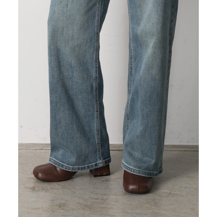 ポケットデザイン ストレートデニム | ad thie | 詳細画像7 