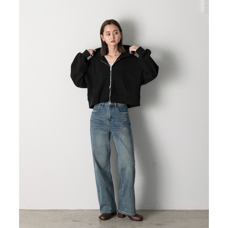 ポケットデザイン ストレートデニム | ad thie | 詳細画像8 