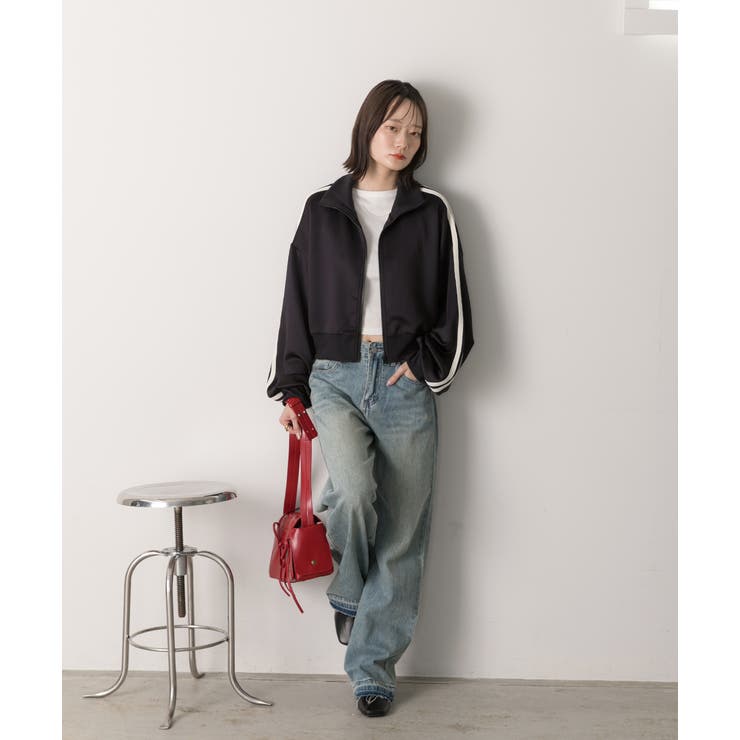 裾デザイン ストレートデニム | ad thie | 詳細画像29 