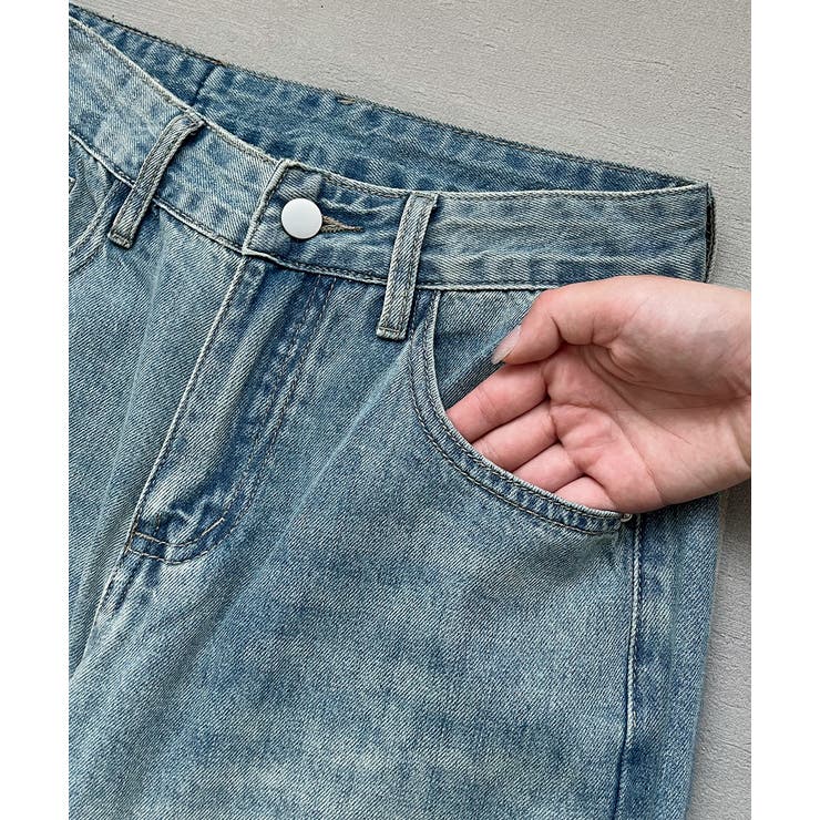 裾デザイン ストレートデニム | ad thie | 詳細画像40 