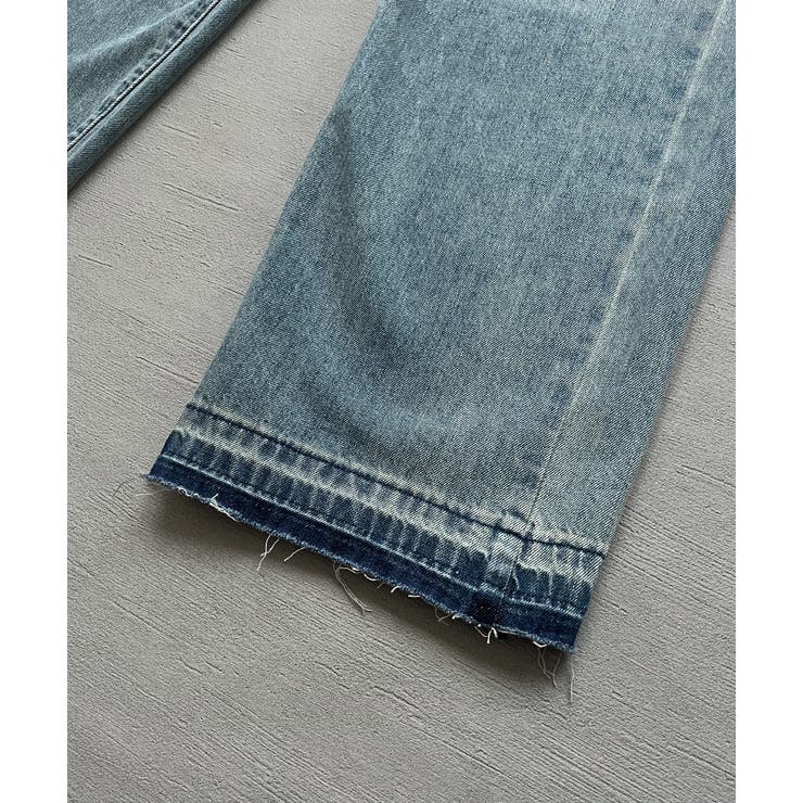 裾デザイン ストレートデニム | ad thie | 詳細画像42 