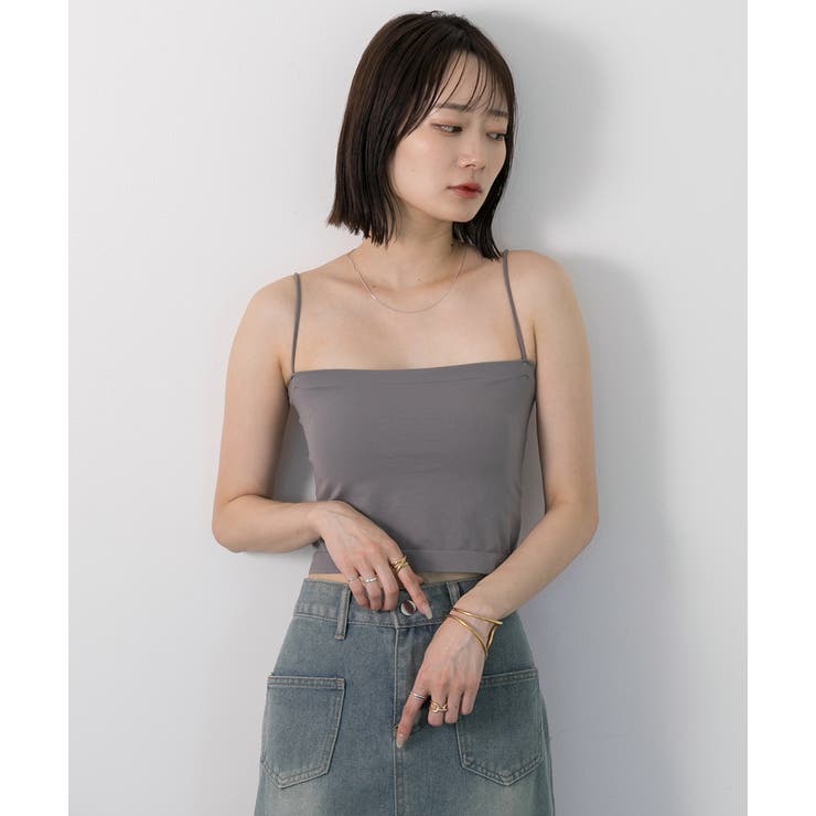 カップ付ブラトップキャミ | ad thie | 詳細画像6 