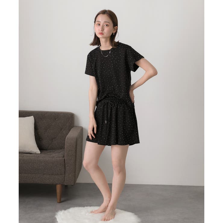 ストーン付き ルームウエア | ad thie | 詳細画像2