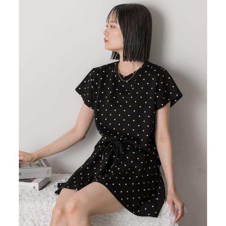 ドット柄・半袖 ルームウエア | ad thie | 詳細画像12