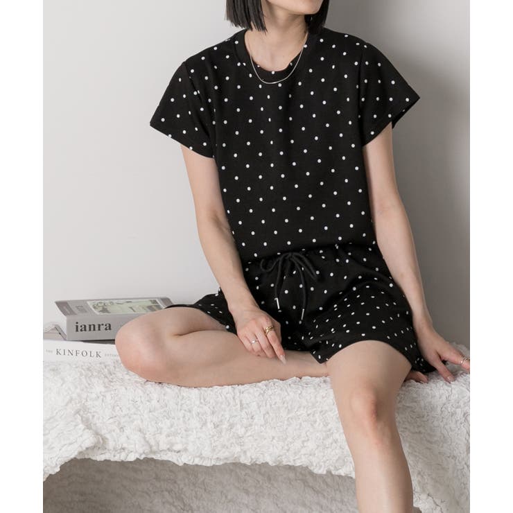 ドット柄・半袖 ルームウエア | ad thie | 詳細画像13