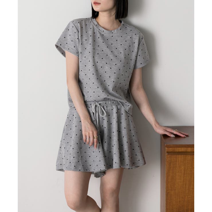 ドット柄・半袖 ルームウエア | ad thie | 詳細画像16