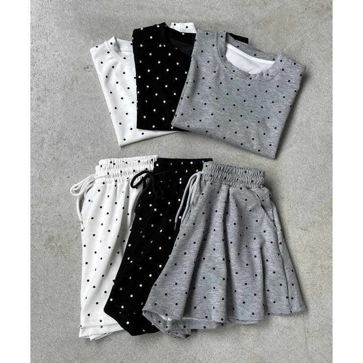 ドット柄・半袖 ルームウエア | ad thie | 詳細画像23