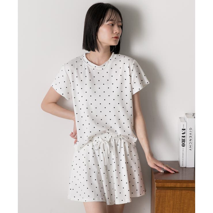 ドット柄・半袖 ルームウエア | ad thie | 詳細画像4