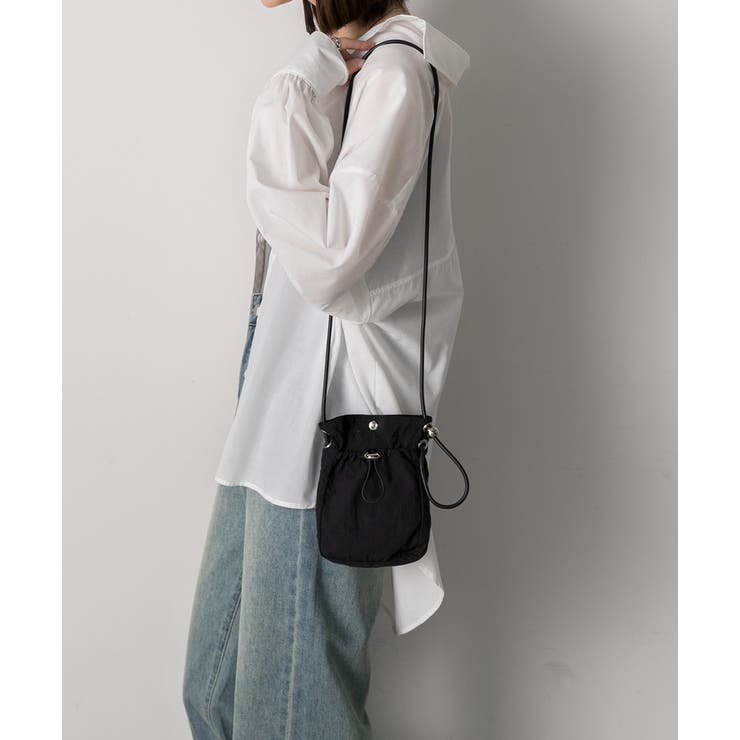 ドロストデザイン コンパクトショルダーバッグ | ad thie | 詳細画像11 