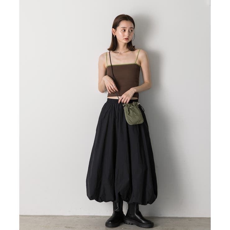 ドロストデザイン コンパクトショルダーバッグ | ad thie | 詳細画像15 