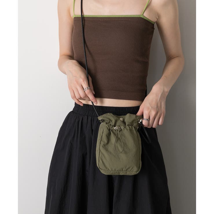 ドロストデザイン コンパクトショルダーバッグ | ad thie | 詳細画像16 