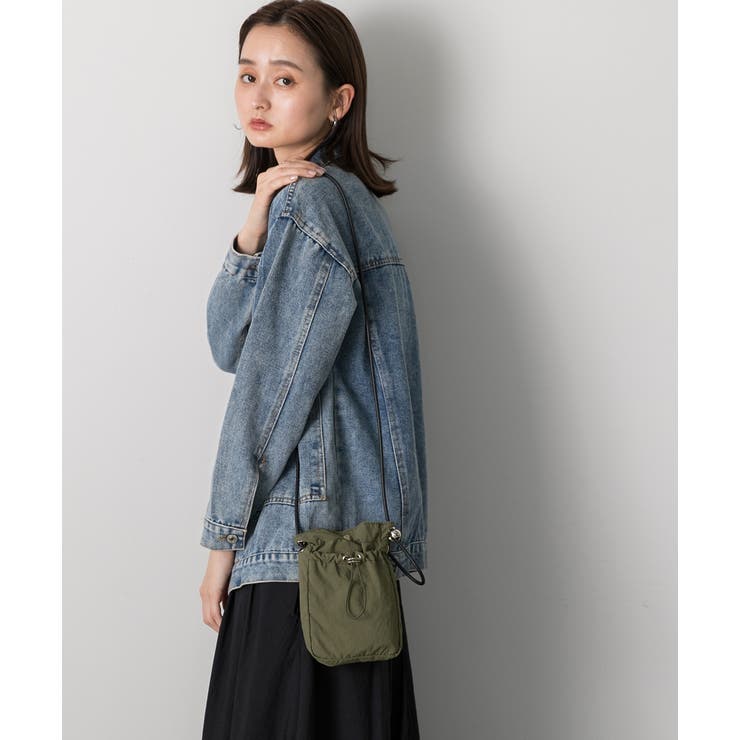 ドロストデザイン コンパクトショルダーバッグ | ad thie | 詳細画像18 