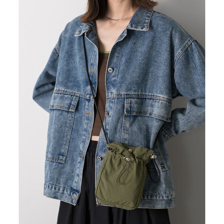 ドロストデザイン コンパクトショルダーバッグ | ad thie | 詳細画像19 