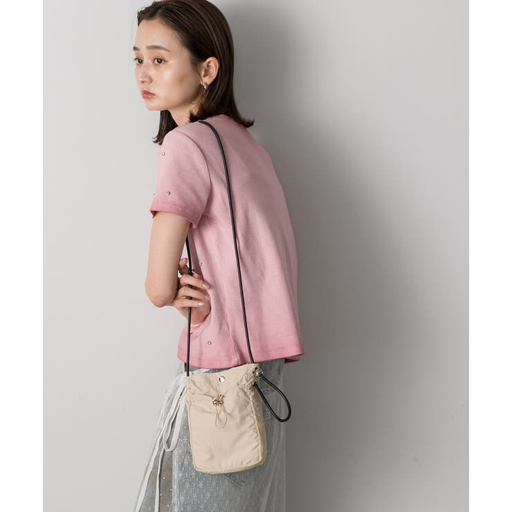 ドロストデザイン コンパクトショルダーバッグ | ad thie | 詳細画像4 