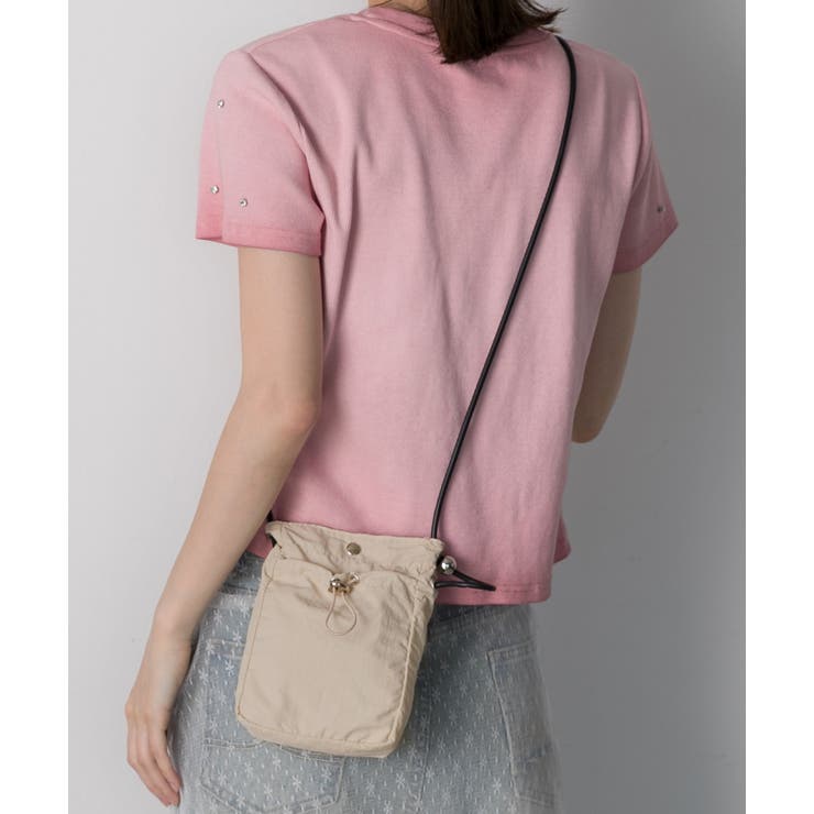 ドロストデザイン コンパクトショルダーバッグ | ad thie | 詳細画像6 