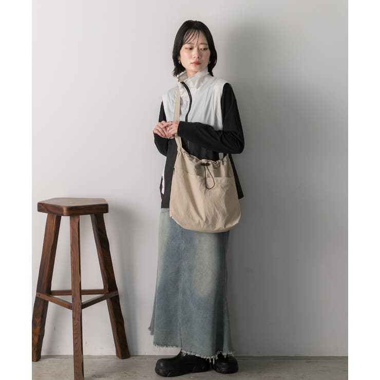 BIGポケット ショルダーバッグ | ad thie | 詳細画像2 