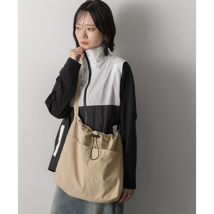 BIGポケット ショルダーバッグ | ad thie | 詳細画像3 