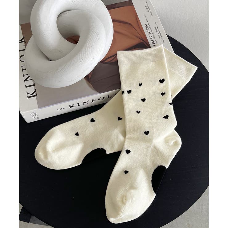 ミニハート刺繍ソックス | ad thie | 詳細画像17 