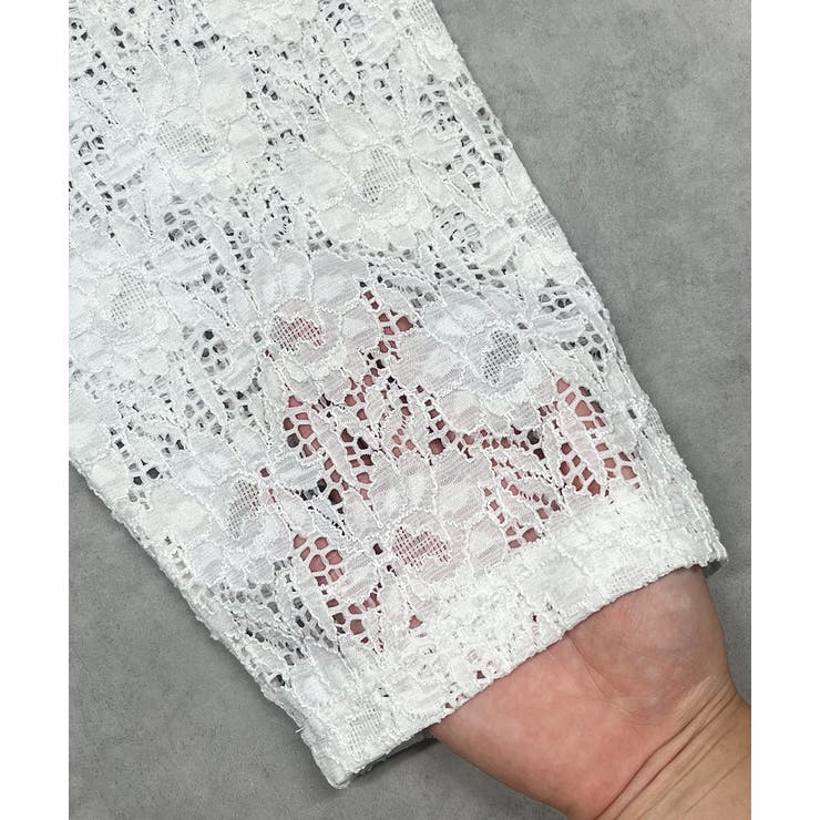 切り替えレース ハーフレギンスパンツ | ad thie | 詳細画像34 