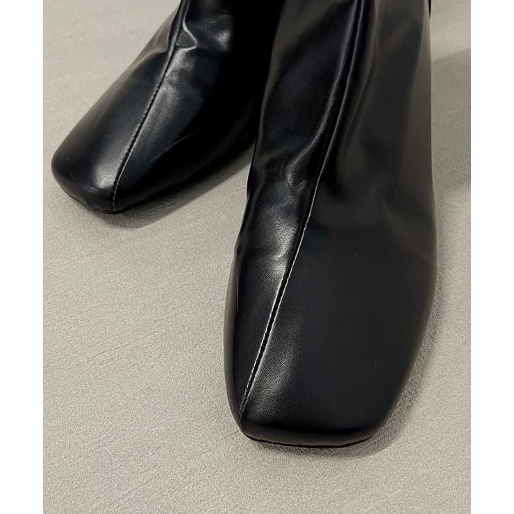 スクエアトゥ  ショートブーツ | ad thie | 詳細画像26 