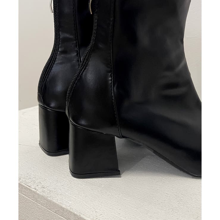 スクエアトゥ  ショートブーツ | ad thie | 詳細画像27 